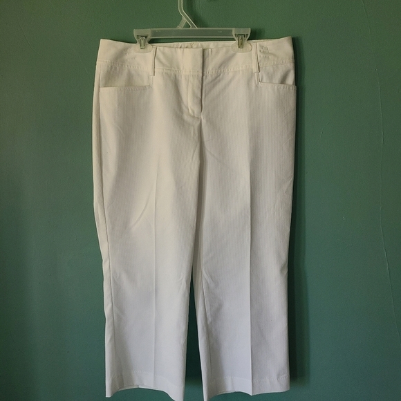 Express Pants - Express Design Studio White Cropped Trouser Size 8